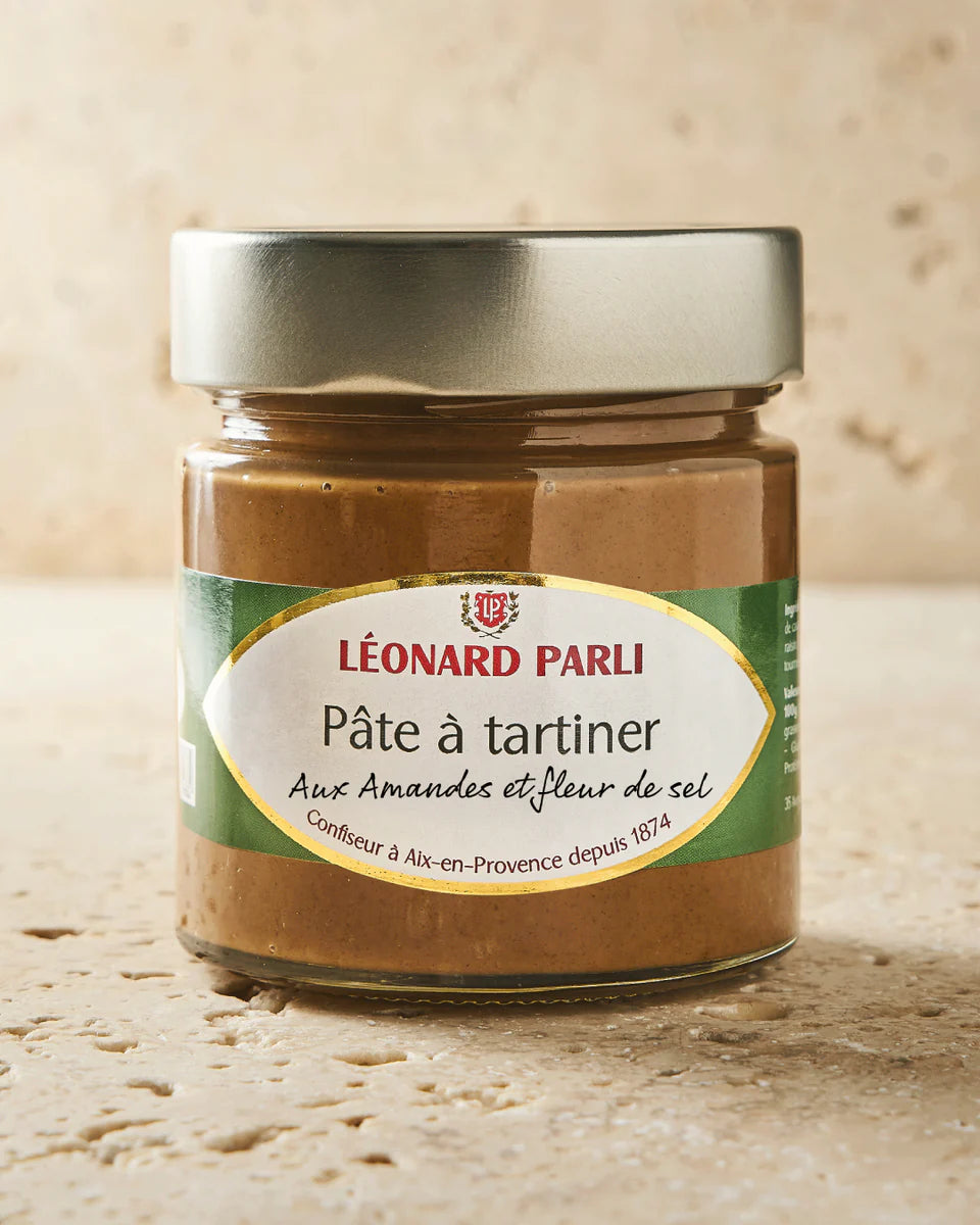 Pâte à tartiner aux amandes et fleur de sel Leonard Parli