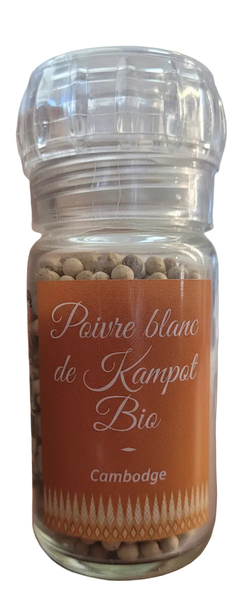 Poivre blanc de Kampot Bio