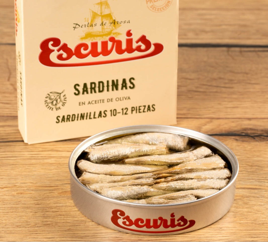 Sardines Escuris à l'huile d' olive